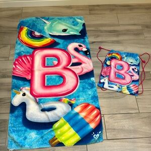 Beach Towel with matching bag